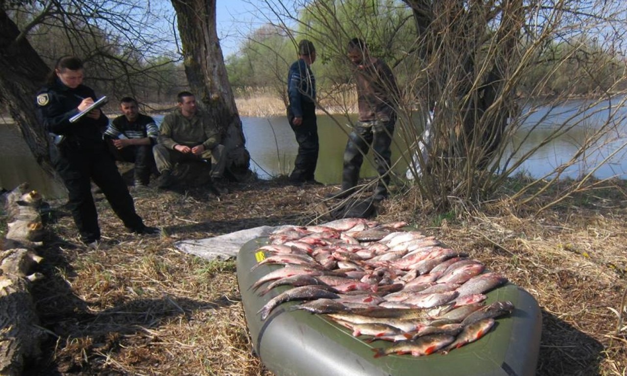 На Кременчуцькому водосховищі затримано двох браконьєрів: розмір шкоди дозволяє відкрити кримінальне провадження
