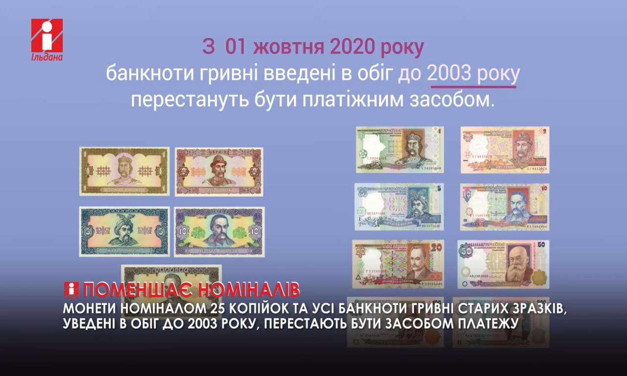 З обігу вилучають монети у 25 копійок та банкноти старих зразків (ВІДЕО)